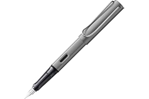 LAMY AL-star graphite - Fountain Pen with ergonomic grip & polished steel nib in size EF - lightweight aluminum body - including LAMY T 10 blue cartridge - Right-Handed