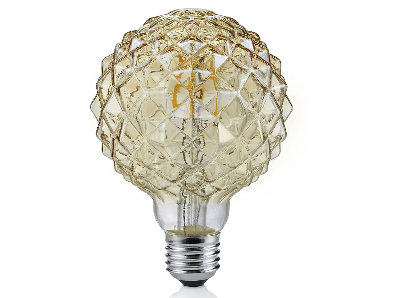 Trio Leuchten Light Bulb Glass E27, 4 W, Tinted Brown, Height 13.5 cm