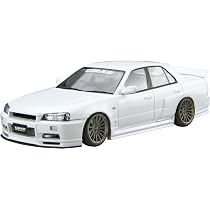 Aoshima URAS ER34 Skyline Type-R '01 Nissan 1:24 Scale Model Kit