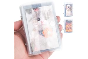 RUIBYTREE 2Packs 36 Pockets 2x3 Photo Album for Fujifilm Instax Mini 12 11 9 99 90 8+ 8 7s 7+ 40 26 25 evo Instant Camera, Polaroid Snap, Z2300, SocialMatic Instant Cameras & Zip Instant Printer (White)