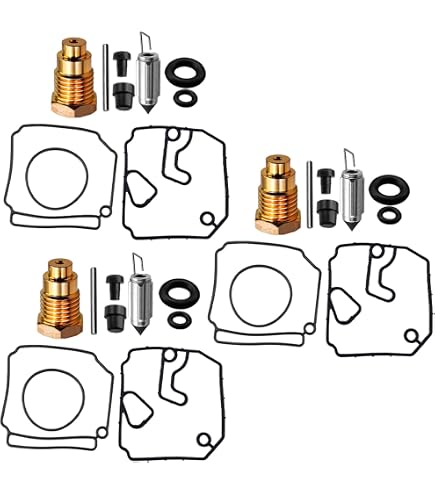 Kit De Reconstrucción De Carburador Mad Hornets Para Motor Fueraborda Yamaha 40HP Y 50HP (3 Unidades)
