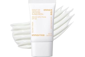 Innisfree Daily UV Defense SPF 36 – Korean Face Sunscreen, Invisible Finish, Broad Spectrum, No White Cast, Lightweight, Hydrating