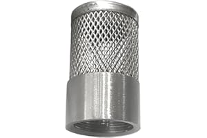 AIMCOCO 1/2" inch SUS304 Stainless Steel Filter Head with Internal Thread Diameter of 20mm Connected to DN15 1/2" Water Pipe Filter Used to Remove Debris and Reduce Solid Entry