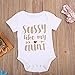 3 Pcs Newborn Baby Girls Romper Bodysuit + Bow-knot Floral Bloomer + Headband Outfits Set(0-3M, White With Shorts)