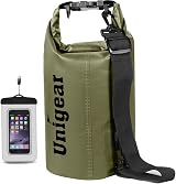 Unigear Dry Bag 2L 5L 10L 20L 30L 40L Waterproof Roll Top with Phone Case