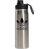 adidas Originals 600 ML (20 oz) Metal Water Bottle, Hot/Cold Double-Walled Insulated 18/8 Stainless Steel