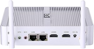 Desktop Computer Fanless Mini PC Windows 10 OEM/Linux with Intel Quad Core N3150/N3160/J3160 Partaker B5 WiFi 300Mbps 8G RAM 240G SSD
