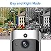 EKEN Video Doorbell 2 720P HD Wifi Camera Real-Time Video Two-Way Audio Wide-angle Lens Night Vision PIR Motion Detection App Control with FREE Chime (Add Both To Cart) & Built-in 8GB Card