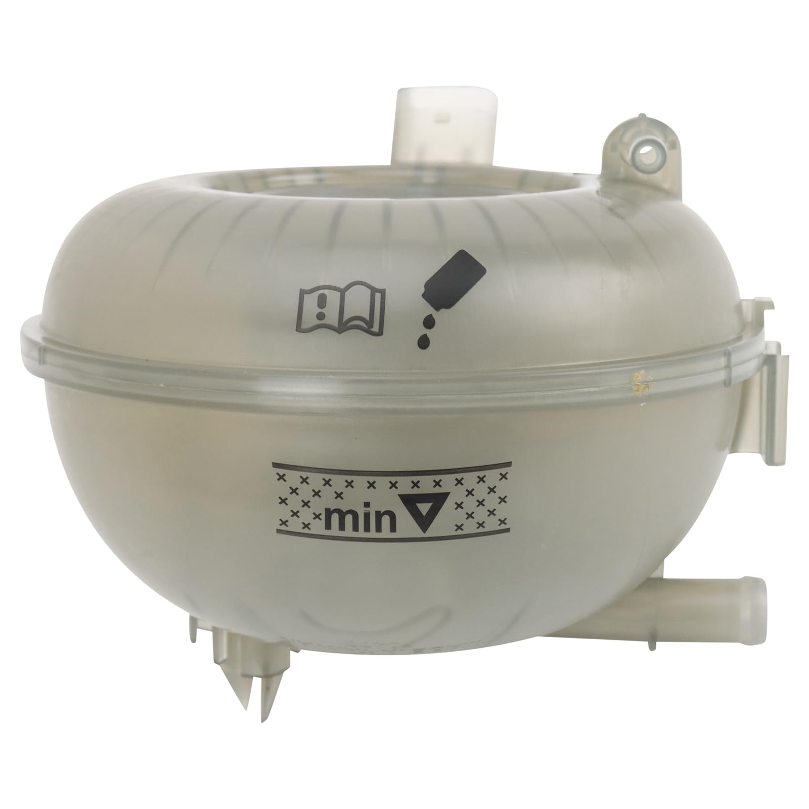TRQ Radiator Coolant Reservoir Expansion Tank Overflow Bottle Compatible with Audi Volkswagen VW3014109 Image