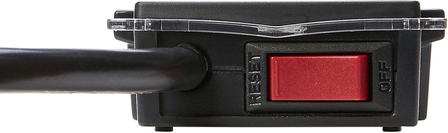  Basics 8-Outlet Power Strip Surge Protector | 4,500 Joule, 6-Foot Cord: Electronics
