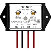 DC 4.5-30V 10A Dual Output Alternating Flasher Module