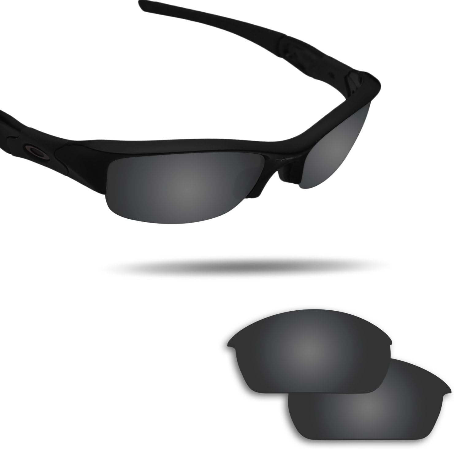 Fiskr Replacement Lenses for Oakley Flak Jacket Sunglasses
