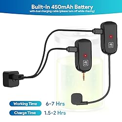 1Mii Wireless Microphone Headset, 2.4G Wireless