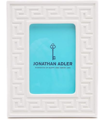 Amazon.com - Jonathan Adler Women's Eden Snake Frame 4x6, White