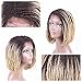 HAIR WAY Lace Front Braided Wigs Bob Style for Black Women Glueless Short Bob 3x Box Braided Lace Bob Wigs with Baby Hair for Daily Wear Half Hand Tied 12inches #4/613