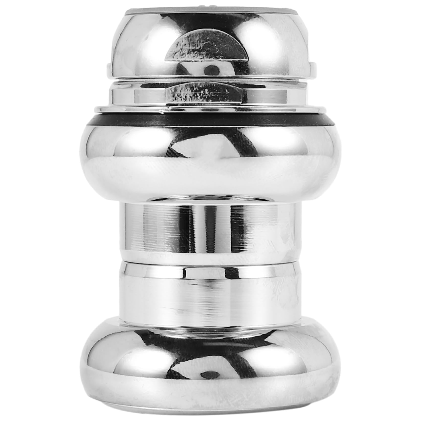 Stroagymoon 22.2mm Bicycle Headset 1 Inch Fixed Gear Racing Bike Headset Bearing Fixed Gear Road Bike Aluminium Alloy Headset,Silver