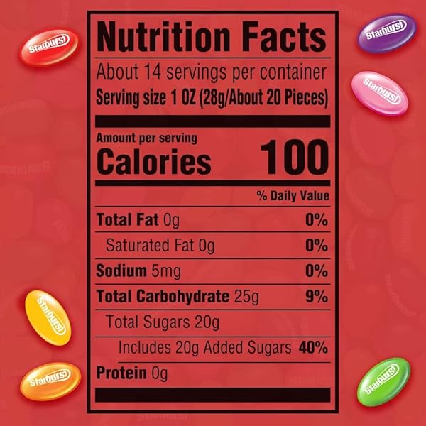 STARBURST ORIGINAL EASTER JELLY BEANS CHEWY CANDY, 14 OZ BAG