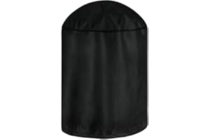 Jinhxofs Kettle Grill Cover, BBQ Barbecue Cover, Fire Cover, Weather Resistant Grill Protective Case, Barrel Cover for All Se