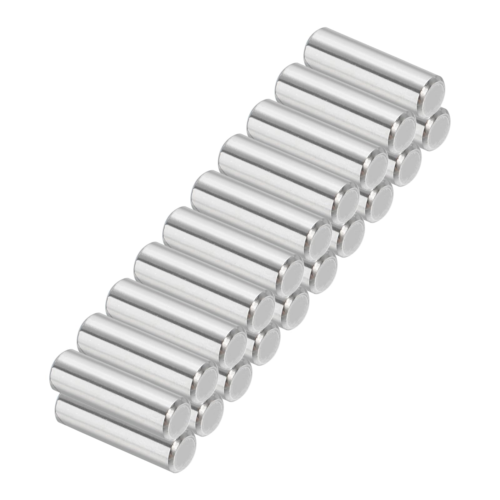 PATIKIL 304 Stainless Steel Dowel Pins 5 x 16 mm, 20 Pack Metal Dowel Pins Shelf Pegs Support Shelves Bunk Bed Fasten Elements Hardware for Furniture Fixing Component Position