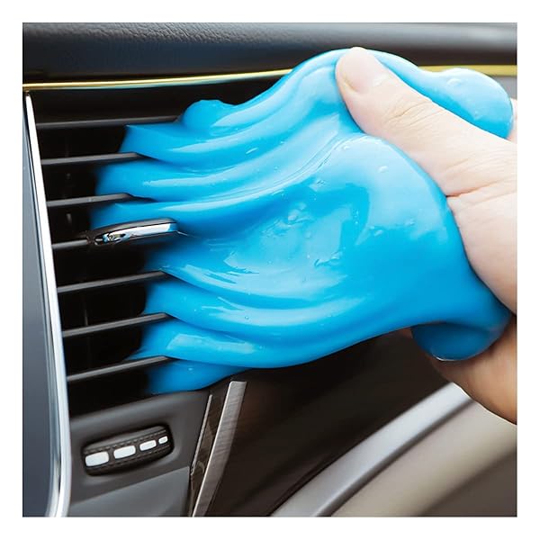MOLY MAGNOLIA CLEANING GEL FOR CAR, UNIVERSAL DETAILING PUTTY GEL DETAIL TOOLS CAR INTERIOR CLEANER, REMOVAL PUTTY KEYBOARD CLEANER FOR CAR VENTS, PC, LAPTOPS, CAMERAS (BLUE)