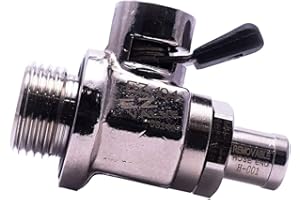 EZ-104(18mm-1.5) EZ Oil Drain Valve with removable Straight Hose End(H-001) Combo