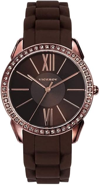 Reloj Viceroy Femme 46852-43 Mujer Marrón: Amazon.es: Relojes