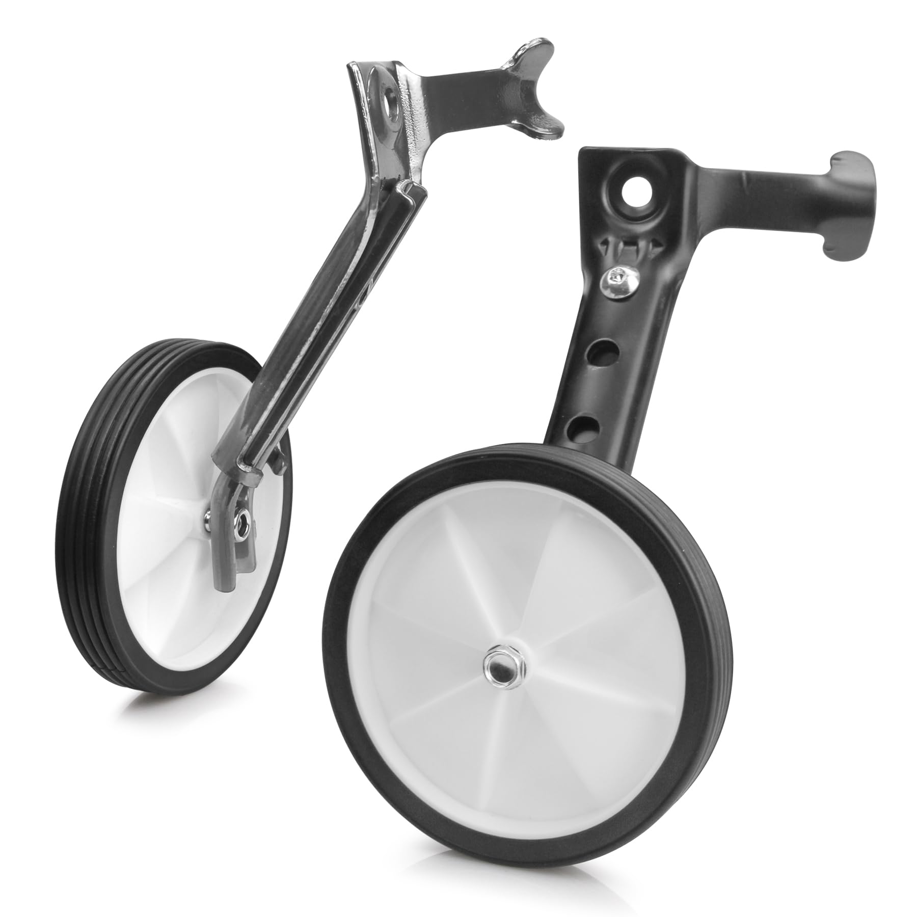Spesh 2 Pcs Universal Bike Training Wheels Adjustable Bicycle Balance Wheel Kids Bike Stabilisers for 16 18 20 22 inch Children's Bicycle(Black)