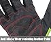 RIGWARL Winter Gloves Skeleton Zombie Bones Design Windproof Waterproof Riding Biking Climbing Motorcycling Cycling Working Gardening (M, Pink)