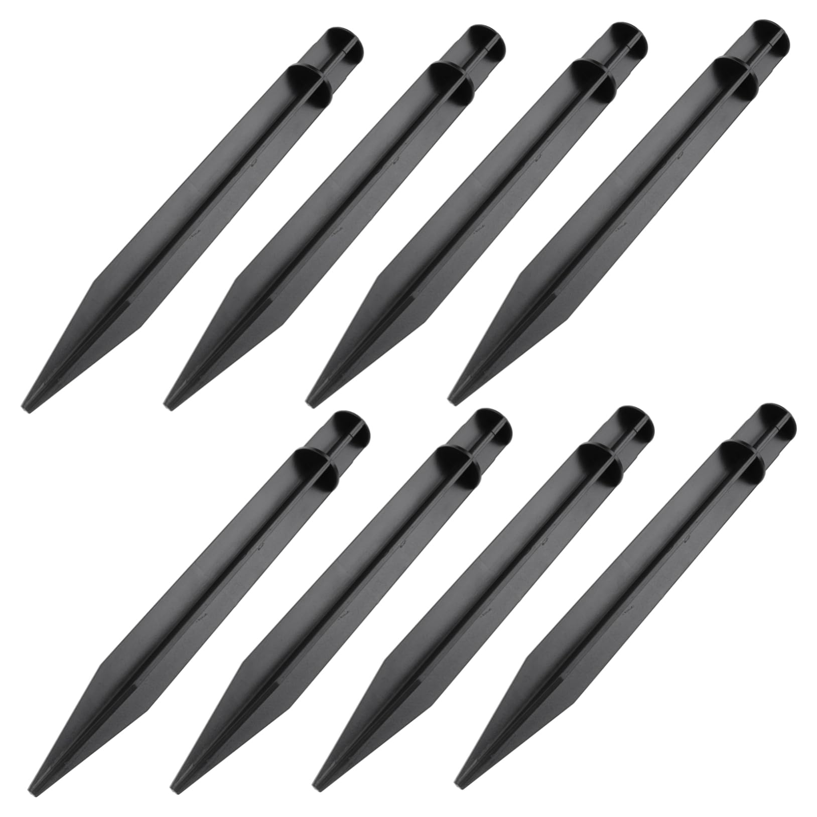 LABRIMP 8pcs Lawn Lamp Ground Plug Corrosion Resistant Landscape Spike Holder for Outdoor Lighting Easy Assembly for Garden Decoration and Holiday Use