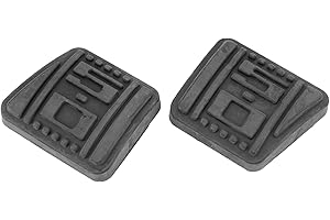 Jauarta Brake and Clutch Pedal Pad E0ZZ 7624 Brake Pedal Pad Rubber Cover Replacement for Mustang 5 Speed Manual 1979-1993