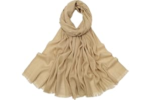 Canxiaoba Women's Summer Scarf Lightweight And Soft Bamboo Cotton Headscarf