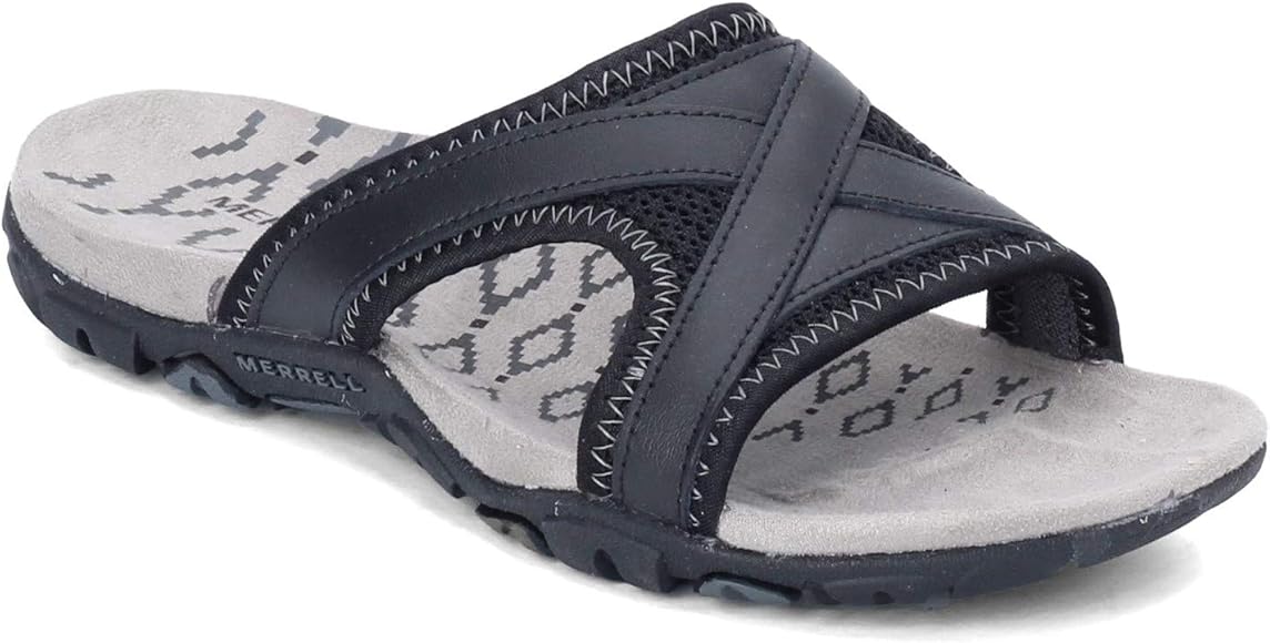 merrell womens sandals black