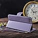 Cornmi Design for iPhone 6 Case, Premium Vintage Flip Wallet Leather Magnetic Closure Cover Skin for iPhone 6 4.7 inch with Card Slots and Wrist Strap (Purple)