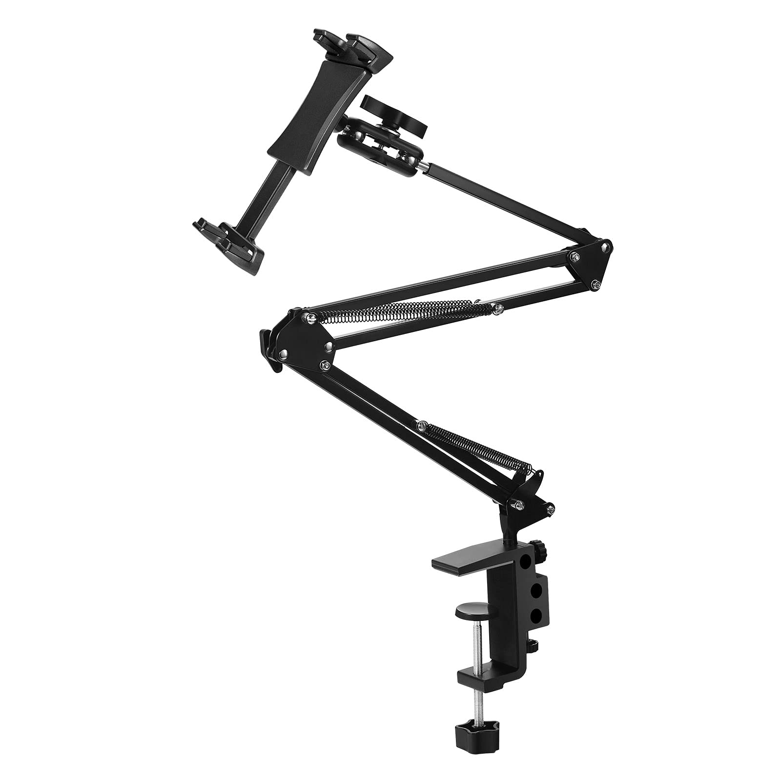 Photo 1 of Foldable Phone/Tablet Mount Holder Aluminum Universal Flexible Bracket Mount Holder Adjustable and Compatible with 4-13 Inches Smartphones, Tablets, iPad Air/iPad Pro, Nintendo Switch