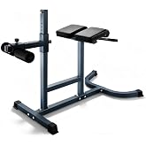 HEMERIS Roman Chair,7-Level Height Adjustment Hyperextension Bench | Adjustable Back Extension Machine, Split Padding, Built To Target Back, Glutes&amp;Core Muscle Groups Fitness Bench for Home Gym
