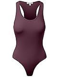 Cotton Racer Back Tank Premium Body Suit Dark PL