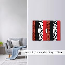 Romantic Women Girl Lady Red Black White Zebra