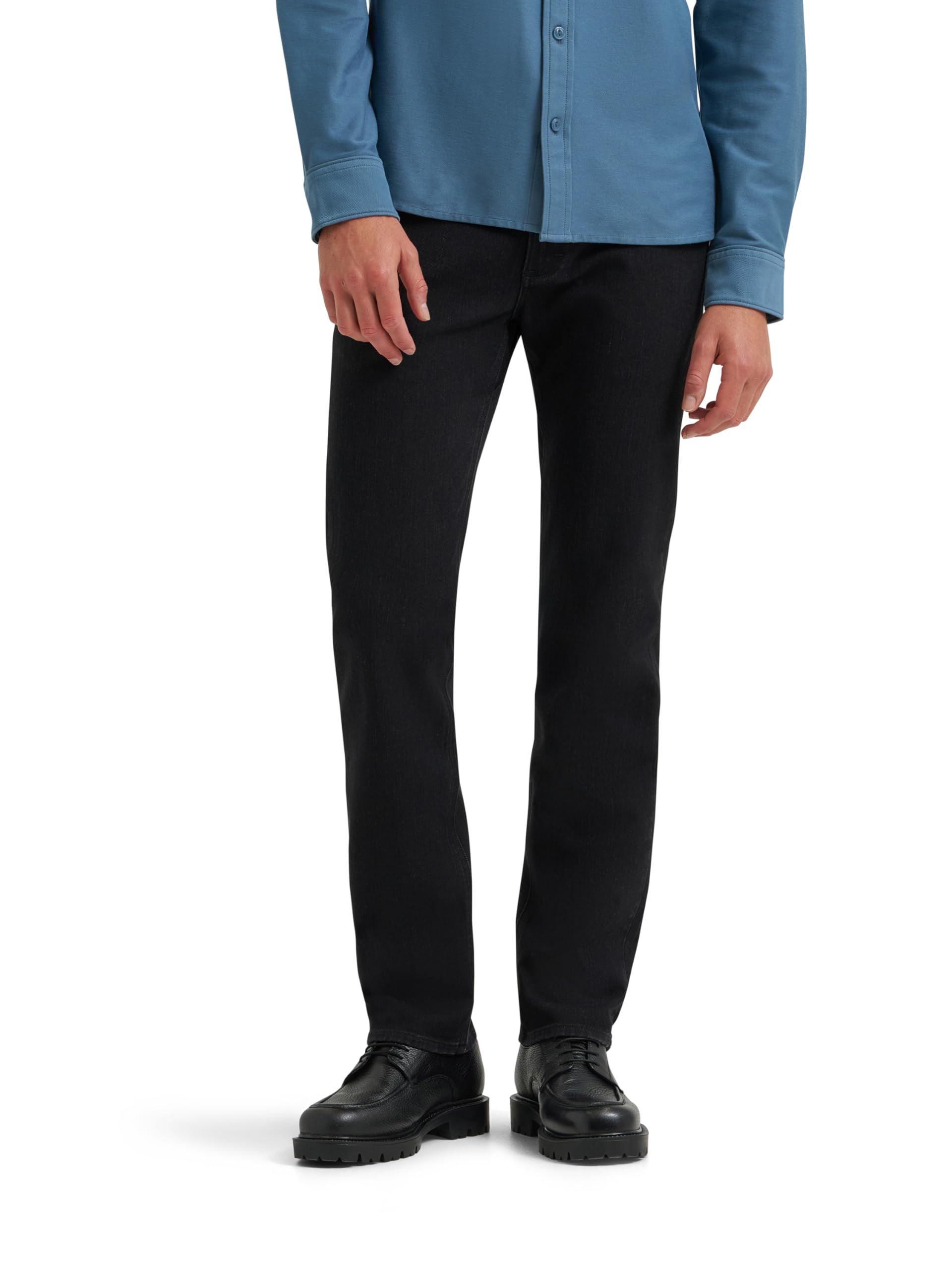 Lee Men’s X Move Slim Straight Jean, Midnight Black, 30W x 32L