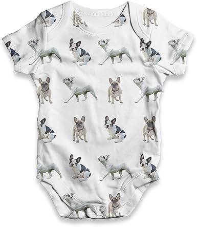 french bulldog baby grow