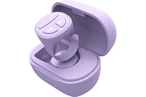 Vekesen Tiktok Scrolling Ring Auto Clicker for iPhone TikTok Remote Control Kindle App Page Turner Media Button Remote Selfie TIK Tok Scrolling Ring for iPhone iPad iOS Android (D02, Purple)