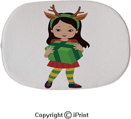 Felpudo Absorbente para baño, Alfombra de Ducha, Lavable, diseño de