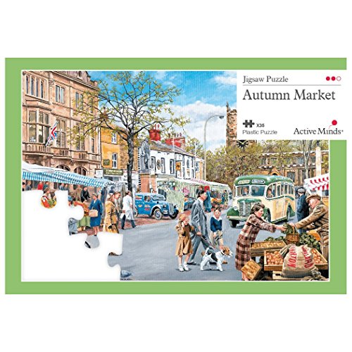 Active Minds 35 Piece Autumn Market Jigsaw Puzzle | Specialist Alzheimer's/Dementia Activities & Games