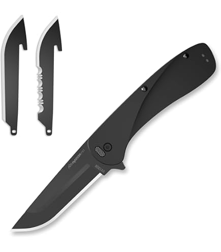タケ② Amazon.com: OUTDOOR EDGE RAZOR VX2 | Replaceable Blade EDC Folding