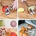 Multiuse Tomato Slicer Lemon Cutter Handheld Round Fruits Tongs Stainless Steel Onion Holder Firm Grip Durable Safe Kitchen Slicing Shredding Potatoes Round Fruits Vegetables Tools Kitchen Cutting Aid