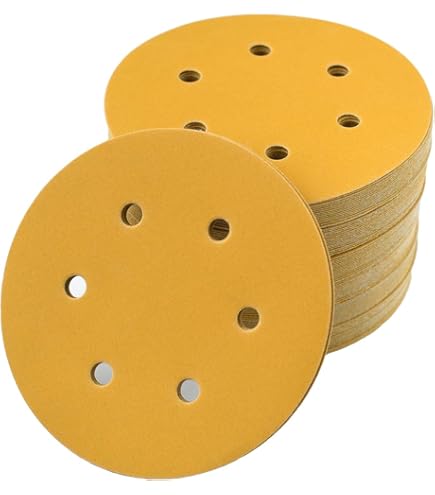 Amazon.com: 3M Hookit Gold Disc Dust Free 236U, 01079, 6 in, P180