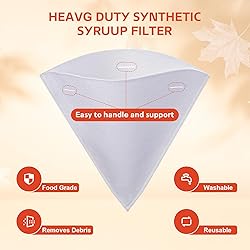 EIHFHIE 12 Pcs Maple Syrup Filters Set, 1Qt