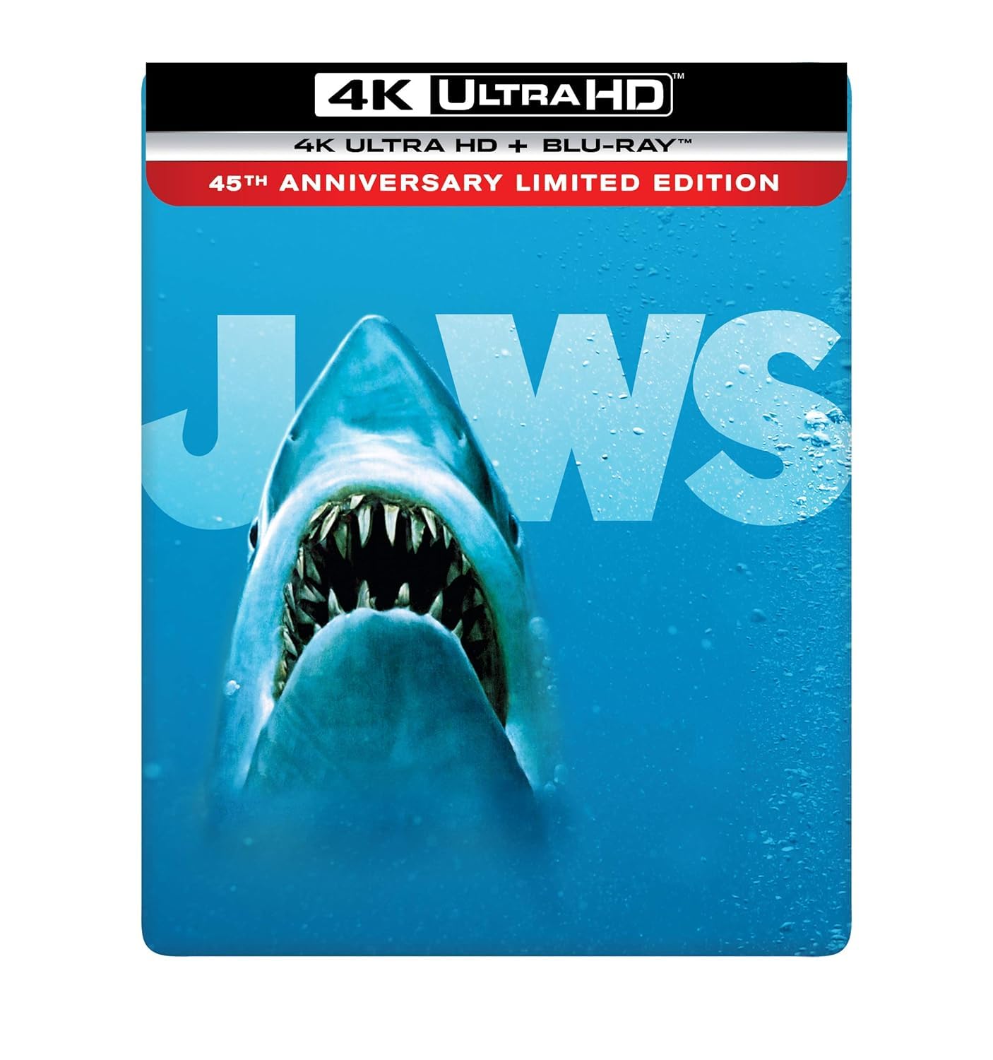 Photo 1 of Jaws - 45th Anniversary Edition (Limited Edition 4K Ultra HD Steelbook + Blu-ray) [UHD]
