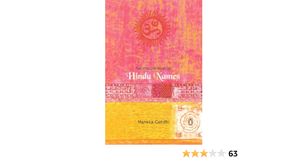 Penguin Book Of Hindu Names Maneka Gandhi 9780140128413 Amazon Com Books