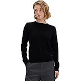 Women’s Daily Cashmere Sweater – 100% Pure Cashmere Crew Neck Pullover, Soft Lightweight Knit