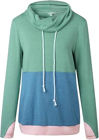 women's two tone hoodie